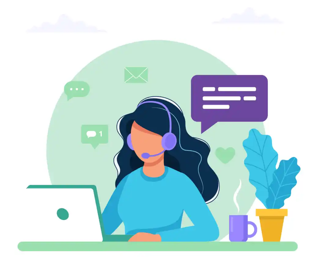 Contact us illustration